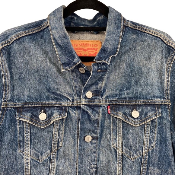Levi's‎ Denim Trucker Jacket Women's Size Small - Picture 4 of 8